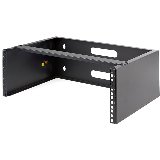 StarTech.com WALLMOUNT4 stativ 4U Vægmonteret stativ Sort - Monteringsbeslag for netværksudstyr