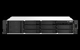 TS-864EU-8G NAS & lagringsserver Stativ (2U) Intel® Celeron® 8 GB DDR4 0 TB QNAP Turbo System Sort
