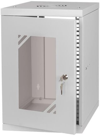 Wall Rack 10" 9U Glass Door