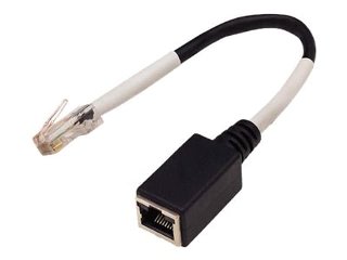 Etherlite RJ45 8 Pin To Ts RJ45 10Pin CableRJ-45 0.152m Hvid, Sort