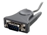 USB to RS232 DB9/DB25 Serial Adapter Cable0.9m USB-A DB9 Grå - Seriel adapter