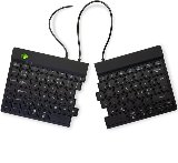 Split ErgonomicLedningsført Nordisk Tastatur