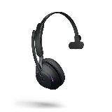 Jabra Evolve2 65 Link380a MS Mono Stand Black - Headset - Bluetooth - trådløs - USB-A