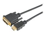 Prokord HDMI-kabel 15m HDMI DVI-D Sort