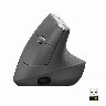 Logitech MX Vertical Advanced wireless Bluetooth - Lodret mus - Trådløs - Optisk