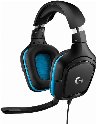 Gaming Headset G432Stereo Blå, Sort - Headset - 7.1 kanaler - kablet - USB
