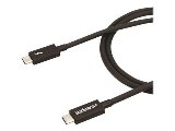 Startech 2m Thunderbolt 3 (20Gbps) USB C Cable / Thunderbolt USB DP 2m Sort