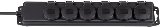 Power Strip 6x sockets IP44