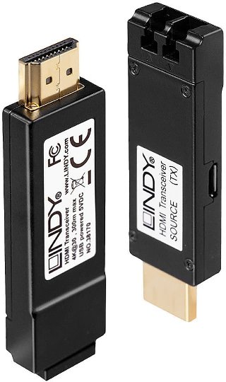 HDMI Extend Transceiver 4K LWL 300m Duplex LC Multi 50