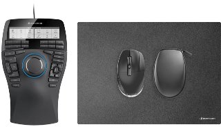SpaceMouse Enterprise Kit 2RF Wireless + USB-A Sort