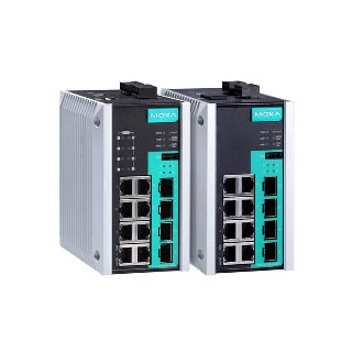 EDS-G512E-8POE-4GSFP Industriel, ikke administreret switch med PoE og 12 porte