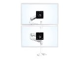 LX Series LX Dual Stacking Arm Tall Pole 101,6 cm (40") Aluminium Skrivebord - Monteringssæt