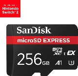 SanDisk microSD Express 256GB MicroSDXC UHS-I - Flashhukommelseskort