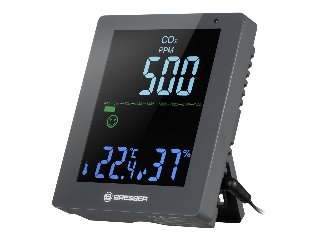 Bresser Optics Bresser Smile - Thermo-hygro-CO2 måler - digital - indendørs