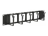 Lanview by Logon - Rack-kabel styrepanel (vandret/lodret) - med kabelindgangshuller