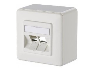METZ Connect network surface mount box - Overflademonteringsboks for netværk