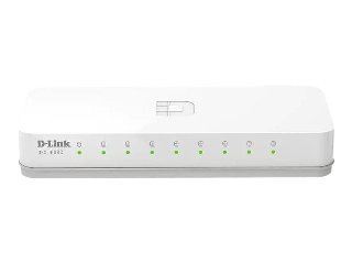 D-Link DES 1008C - Switch - 8 porte - ikke administreret