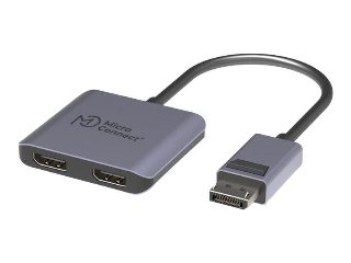MicroConnect - video splitter - Videosplitter - 2 porte