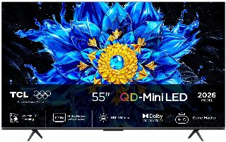 TCL 55" Fladskærms TV Mini LED 4K Dolby Vision 55P8L
