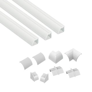 D-LINE Cable duct kit 22x22mm 3x Cable duct/Accessories 1.0m