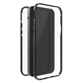 BLACK ROCK 360° Phone Case Glass iPhone 14 Pro Transp/Black