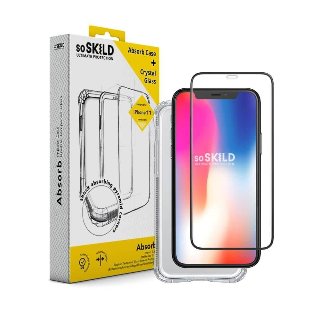 SoSkild Phone Case Absorb 2.0 Impact Case Bundle incl. Tempered Glas
