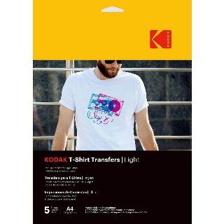 KODAK T-Shirt Transfers Light A4 x5