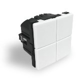 Logic Group Matrix ZDB5100 Z-Wave Smart Afbryder med Lysdæmper til FUGA®