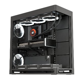 Havn HS 420 Black - Systemkabinet
