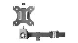 Deltaco Dual Monitor Desk Mount for 13"-32" screens - Monteringssæt - skrivebordsmonterbar