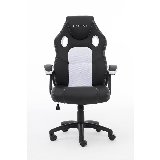 Raptor Gaming Chair GS-40 Compact PU & Fabric Black/White - Gaming lænestol
