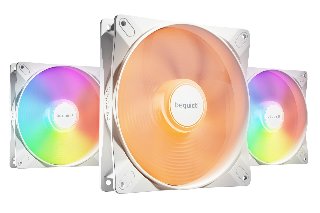 be quiet! LIGHT WINGS LX 140mm White (3-pack) - Indsats med blæser - PWM