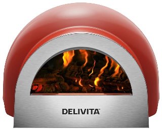 Delivita Origin Wood-Fired Pizza Oven Chilli Red