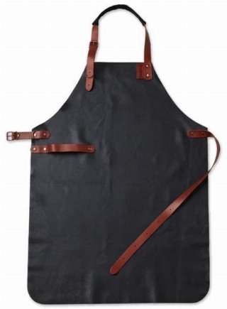 Delivita Leather Apron Brown