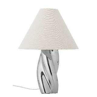 Bloomingville Silva Bordlampe, Sølv, Stentøj
