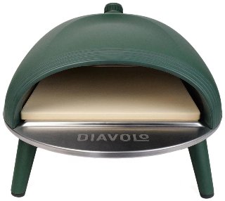 Delivita Diavolo Gas-Fired Pizza Oven Green