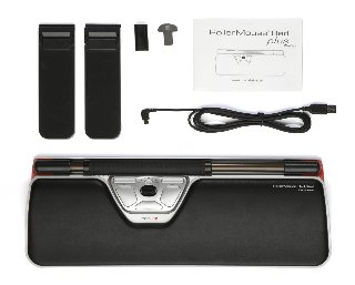 Contour RollerMouse Red Plus Sort Sølv Central pegenhed