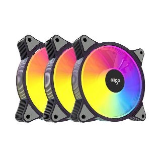 Aigo Computer Fan set 3in1 AR12 ARGB 120x120 (black)