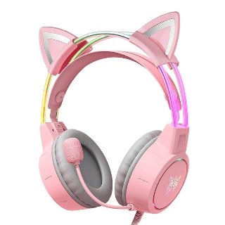 ONIKUMA Gaming headphones X15Pro Pink Cat's Ears