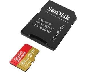 SANDISK Extreme MicroSD/SD - Flashhukommelseskort
