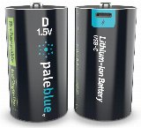 paleblue Pale Blue Voyager D Battery 2-pack of D Cell w/ 2x