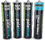 paleblue Pale Blue Voyager AAA Battery 4-pack AAA w/ 4x1 ca
