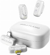 Hollyland LARK A1 Combo Ivory White with USB-C RX + Lightning RX + Charging Case