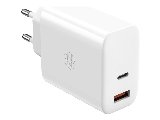 ESSENTIALS by UPSTRÖM 65W Dual Port GaN Charger - Strømforsyningsadapter
