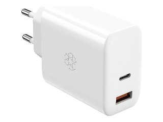 ESSENTIALS by UPSTRÖM 65W Dual Port GaN Charger - Strømforsyningsadapter