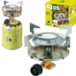 Meva Gas Tourist Stove for Gas Cartridges with 7/16" ATOS 1.8kW Thread