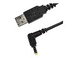 Socket USB to DC Plug Charging Cable1.5m USB-A Sort