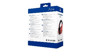 BigBen Interactive PS4/PS5 Gaming Headset V3 - Red