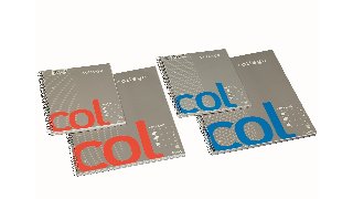 Bantex Col Kollegieblok, Linjeret, Hullet A4