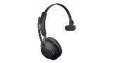 Jabra Evolve2 65 incl Charging Stand Stereo USB-A Microsoft Teams Sort - Headset - Bluetooth - trådløs - USB-A